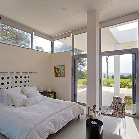 Beachfront Villa Hoopoe Schinias, Marathon Exteriör bild