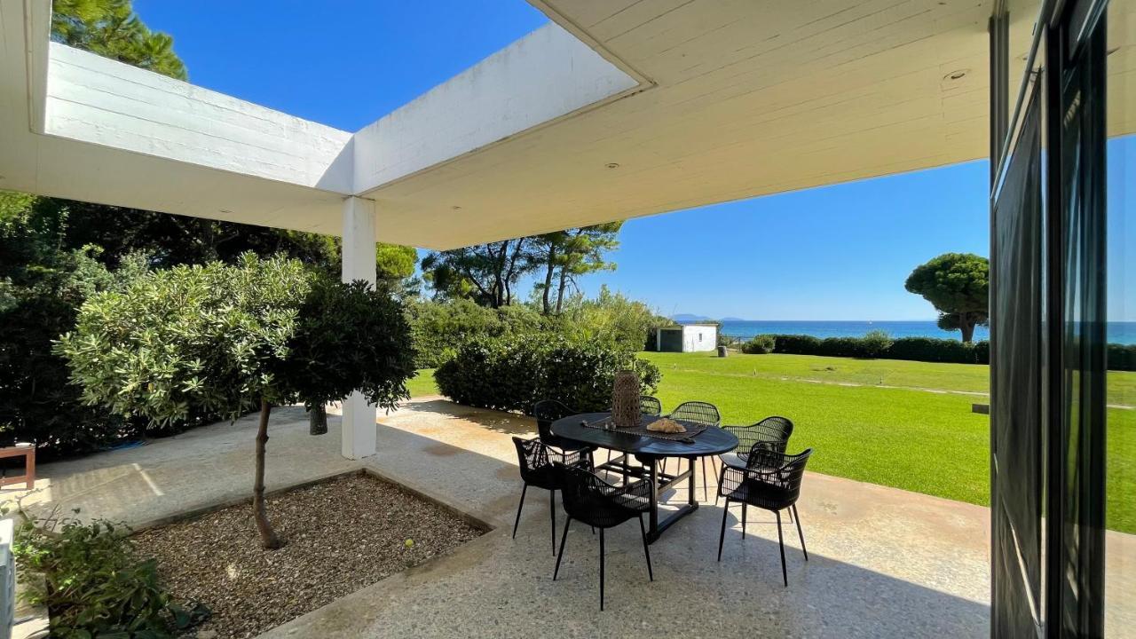 Beachfront Villa Hoopoe Schinias, Marathon Exteriör bild